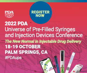 Participation in the PDA Universe of Pre-Filled Syringes and Injection Devices Conference
