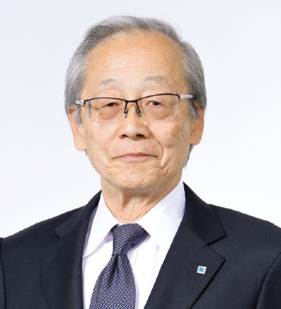 Representative Director, Chairman Akihiko Fujimori Close up