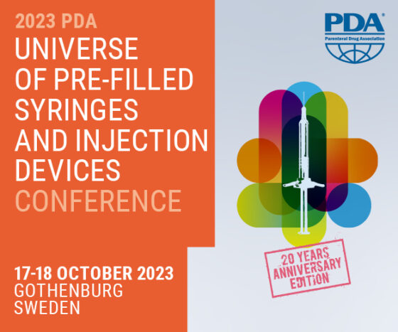 Participation in the 2023 PDA Universe of Pre-Filled Syringes and Injection Devices Conference