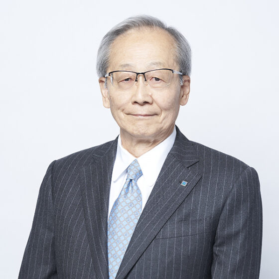 Representative Director, Chairman Akihiko Fujimori Close up